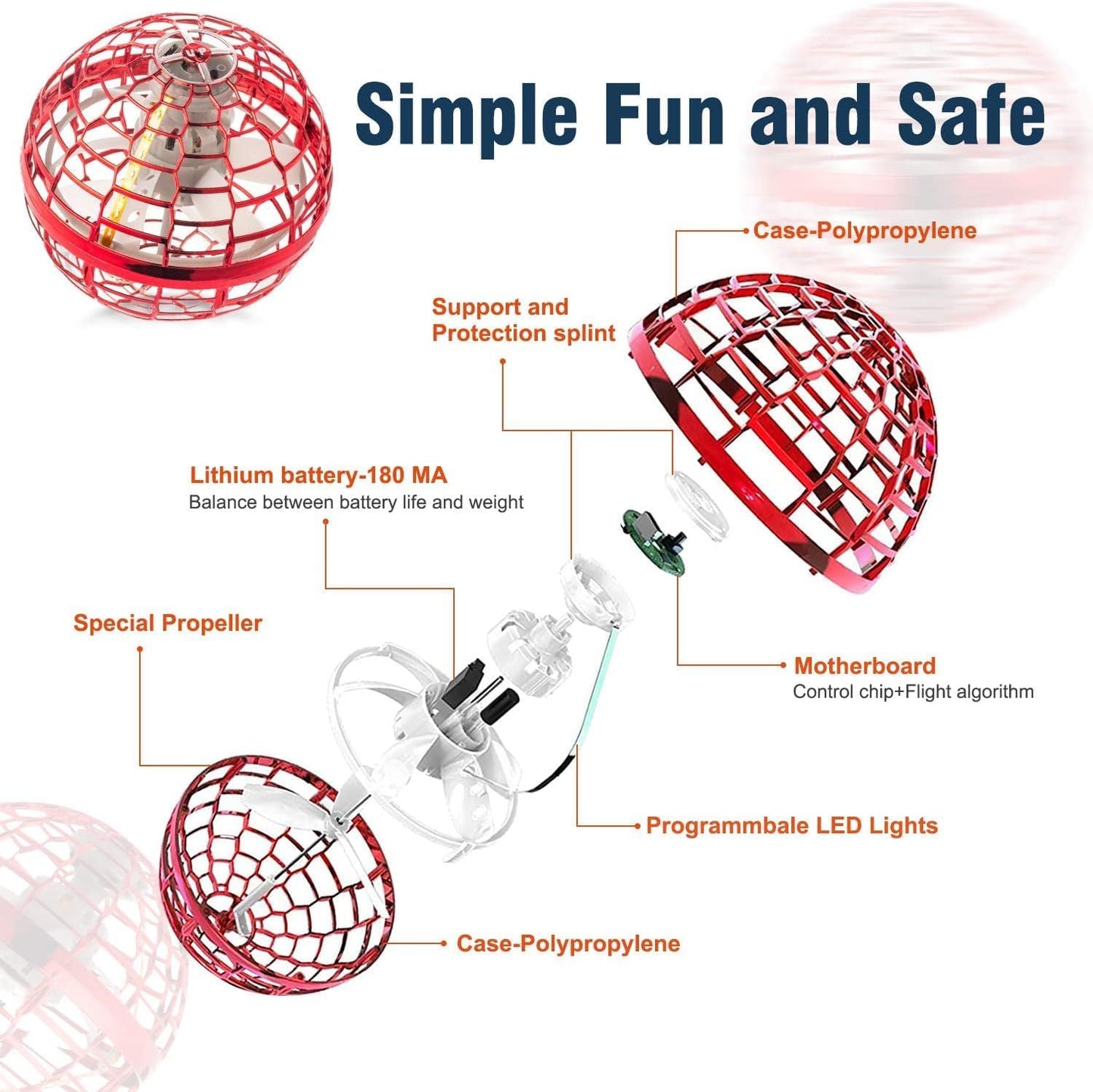 🔥Last Day 49% OFF -Flying Hover Ball Toy