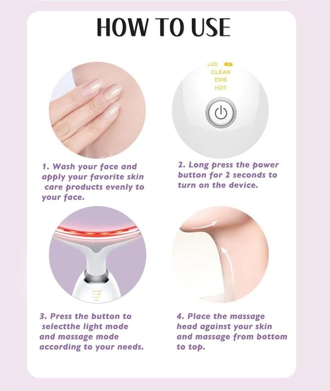 Last Day Promotion 60% OFF🔥 Facial & Neck Skin Lifting Massager