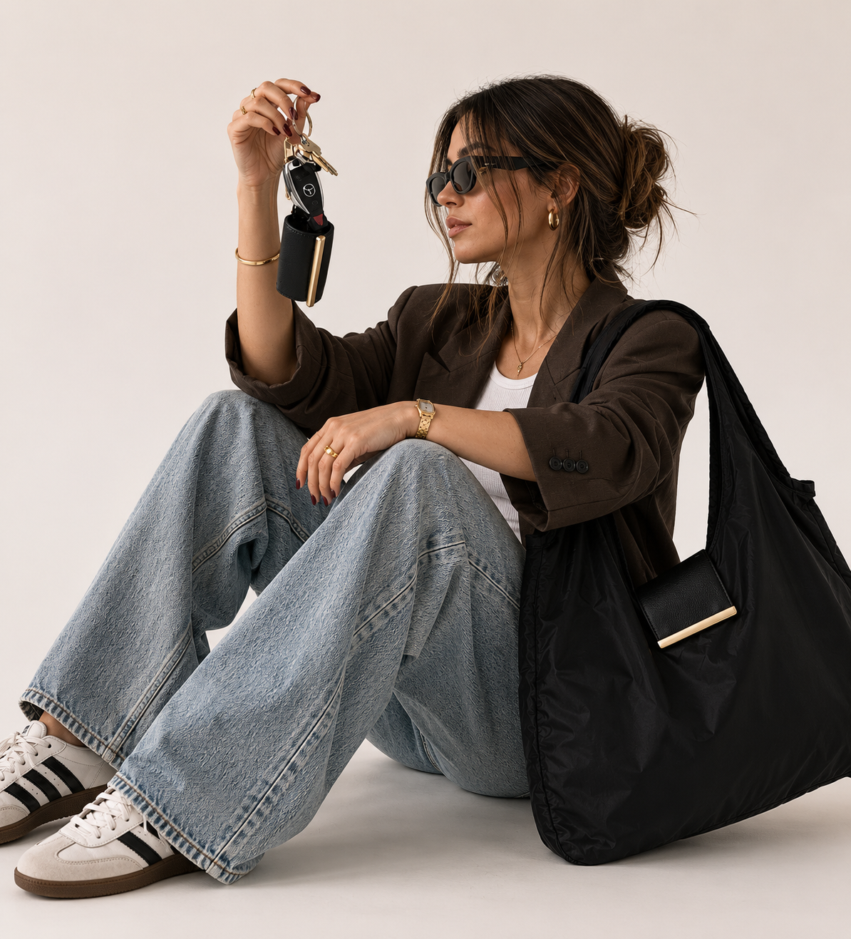 HOT SALE 50% OFF🔥 Foldable Tote Bag with Keychain