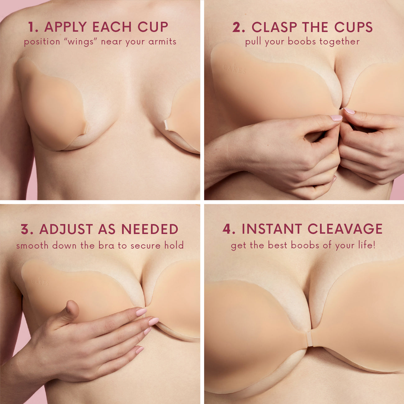 🔥HOT SALE 40% 0FF🔥Invisible Lift Sticky Cleavage Bra