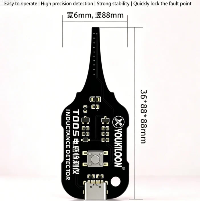 🥳2026 HOT SALE🥳💞50K+ SOLD!💡⚙️ 50% OFF! In-Circuit Inductor Tester – One-button simplicity, clear indicator. Non-contact, rapid diagnosis. A must-have for electronics repair. 📟🕊️