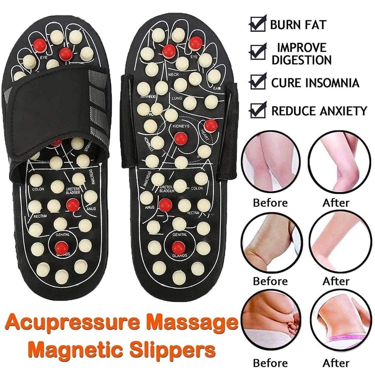 Father's Day 60% OFF-🔥 Foot Massage Slippers, Foot Acupuncture Shoes