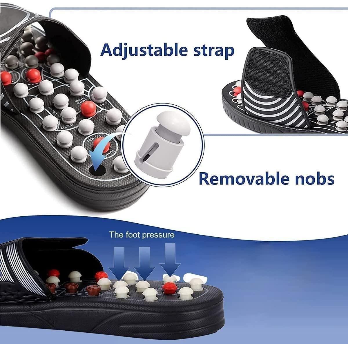 Father's Day 60% OFF-🔥 Foot Massage Slippers, Foot Acupuncture Shoes