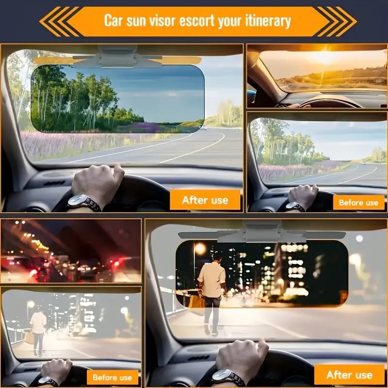 🚗Sun Visor for Car Universal Anti-Glare Polarized Visor Extender