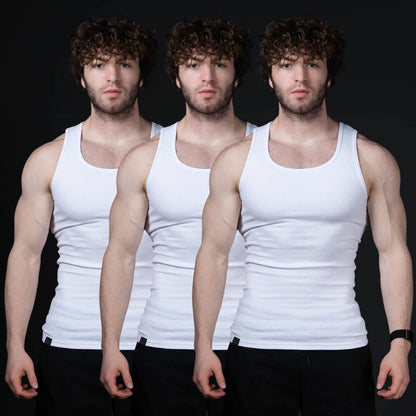 🎽🔥EKKO Lifestyle Beater - TRUE TO SIZE | Premium Ultra-Soft Cotton Fitted Tank 3 Pack