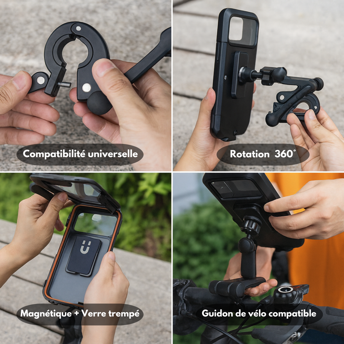 🔥Hot Sale 50% OFF🔥 Best Selling Waterproof Bike Phone Holder Universal Height
