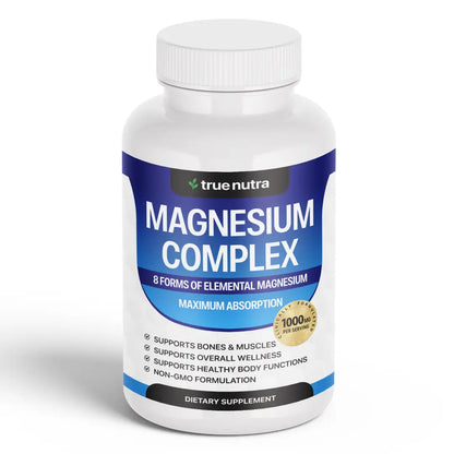 Toplux Magnesium Complex 8 Essential Magnesium Supplement 1000mg