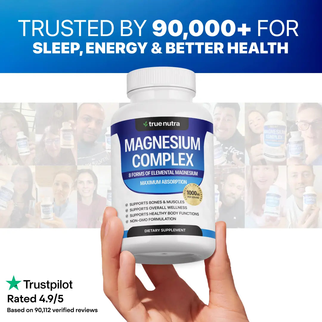 Toplux Magnesium Complex 8 Essential Magnesium Supplement 1000mg