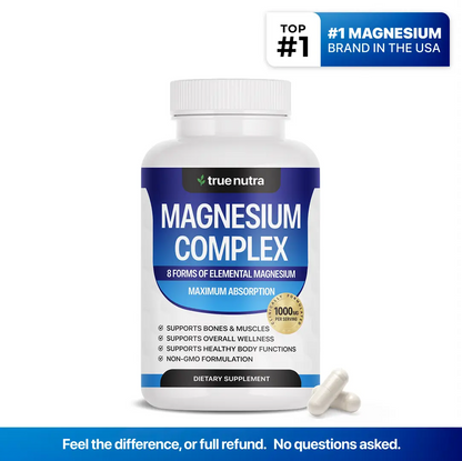 Toplux Magnesium Complex 8 Essential Magnesium Supplement 1000mg