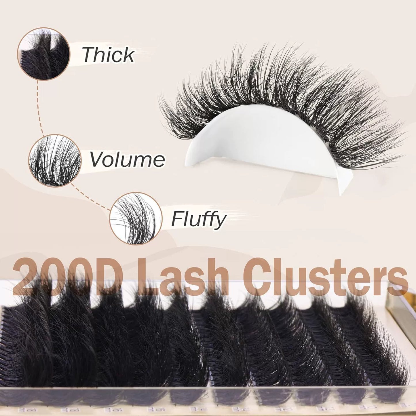 🔥HOT SALE 49% OFF 🔥 Thick cartoon-style eyelashes - Fine tufted eyelashes with grafting technique