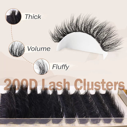 🔥HOT SALE 49% OFF 🔥 Thick cartoon-style eyelashes - Fine tufted eyelashes with grafting technique