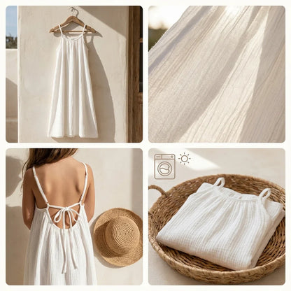Womens Sleeveless Cami Lounge Maxi Dress Solid Color  Sleepwear