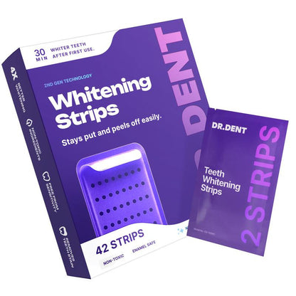 Purple Teeth  Whitening Strips – Fast Results, Zero Sensitivity
