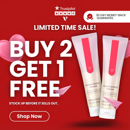 🔥Hot Sale 50% OFF🔥 Pure Romance "O" Enhancement Cream Vanilla Frosting