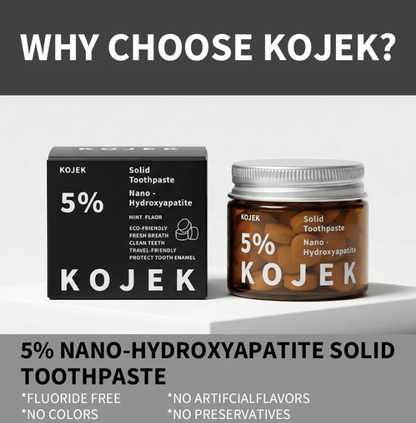 🔥HOT SALE 🔥Hydroxyapatite Toothpaste - Teeth Whitening & Enamel Strengthening - Fluoride-Free Formula