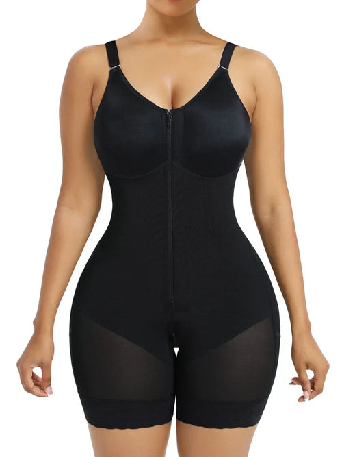 🔥LAST DAY SALE 40% OFF-🔥Shapewear for Women Tummy Control Butt Lifter Body Shaper with Zipper Crotch