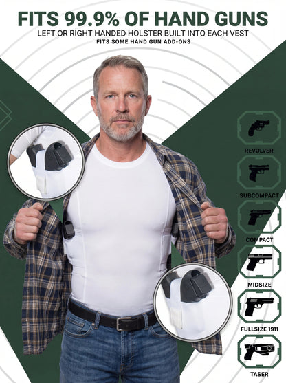 Hot Sale 49% OFF 🔥 Cordless Ankle Heating Pad Hot Sale 60% OFFGhost Tee-Concealed Carry Crew Neck Tee