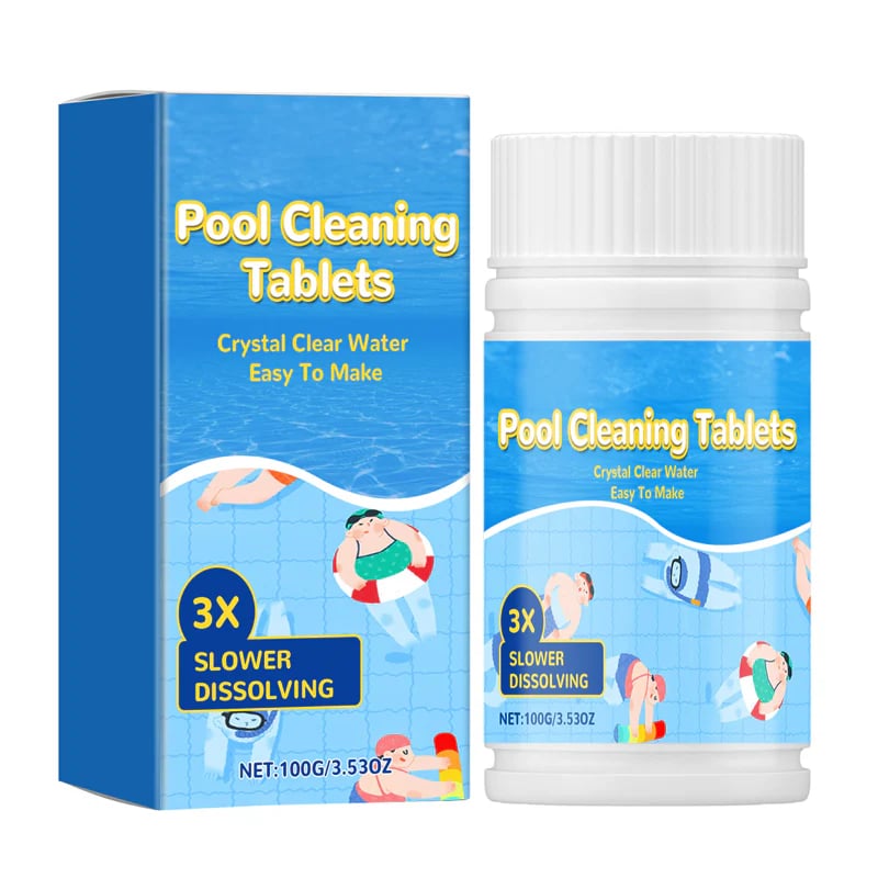 🔥HOT SALE 49% OFF🏊‍♂️Pool Cleaning Tablets for Crystal Clear Water 💦