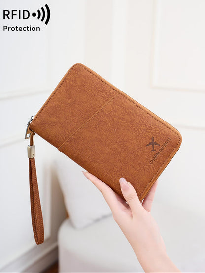 ✈️Travel Document Organizer with RFID Blocking for Passports, Cards & Tickets