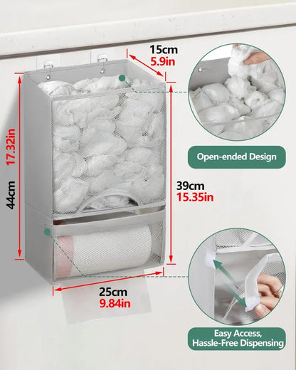 🌞 Bag Saver - Extra Large 2 in 1 Plastic Bag Holder 🌞