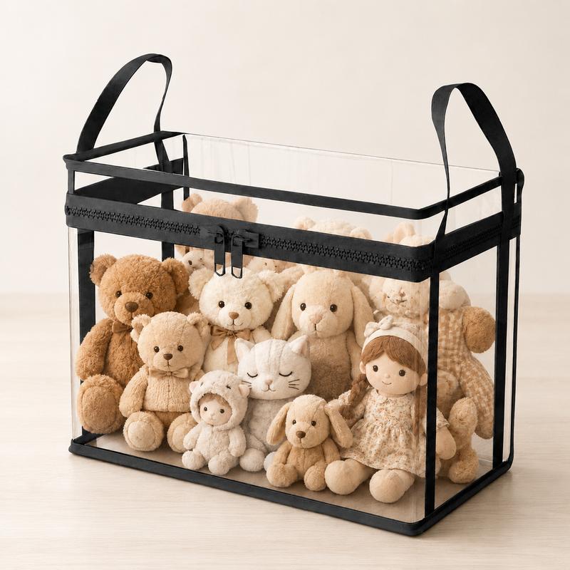 BUY 2 GET 1 FREE!! 📦Large Clear Storage Box with Hinged Lid