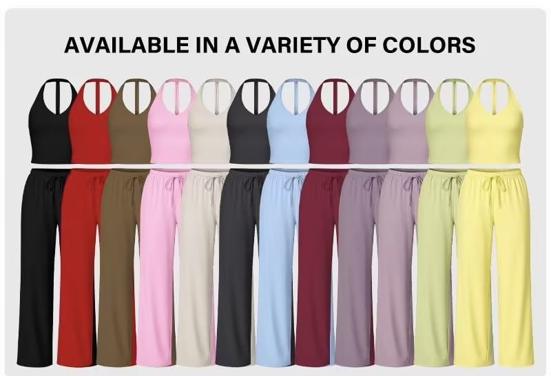 ⚡Hot Sales 49% OFF🔥Women's 2-Piece Fitted Sweatsuit - Trendy Summervibe Athleisure Set(✨Removable Chest Pads)