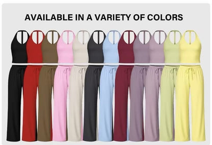 ⚡Hot Sales 49% OFF🔥Women's 2-Piece Fitted Sweatsuit - Trendy Summervibe Athleisure Set(✨Removable Chest Pads)