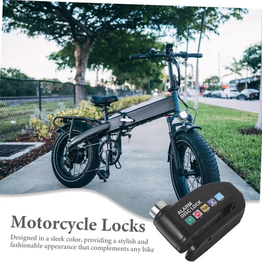 🛡️ Motorcycle Disc Brake Lock Alarm | 110dB Anti-Theft Security
