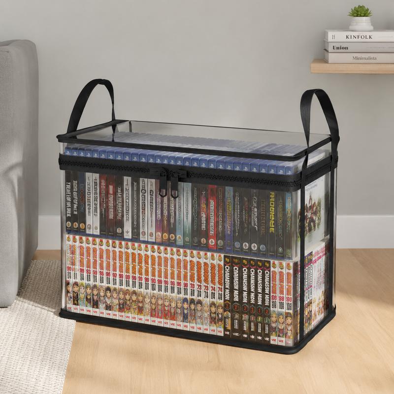 BUY 2 GET 1 FREE!! 📦Large Clear Storage Box with Hinged Lid