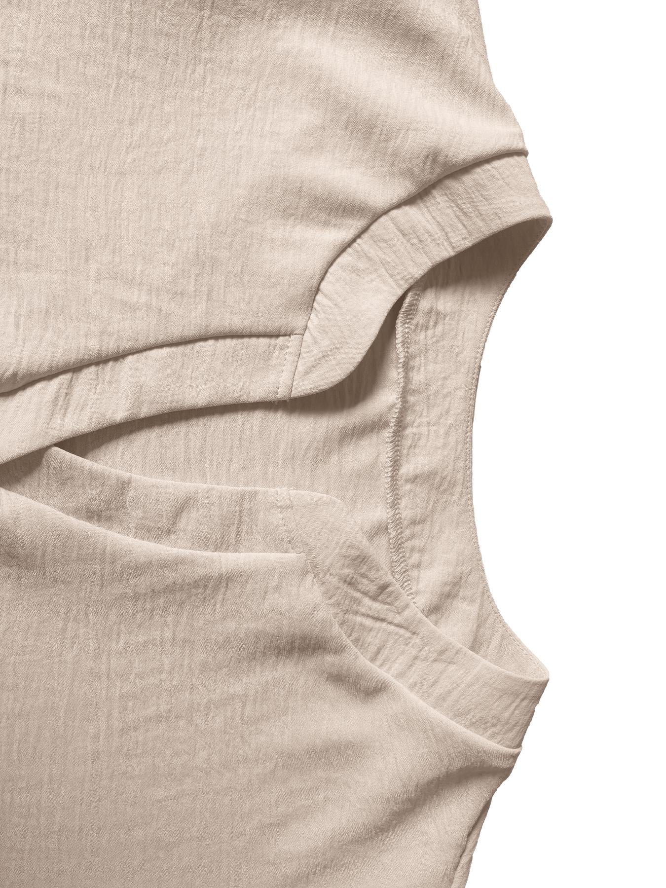 Plus Size Women's Ruffle Sleeve V-Neck Shirt, Elegant Floral Design, Comfortable and Stylish, Perfect for Casual Wear