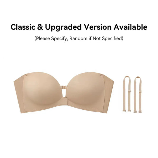 Womens Strapless Front Closure Bra