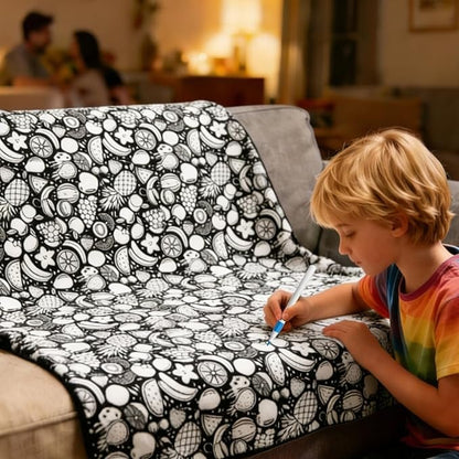 🏆Flash Sale#🔥The Attention Rebuilder-DIY Coloring Blanket