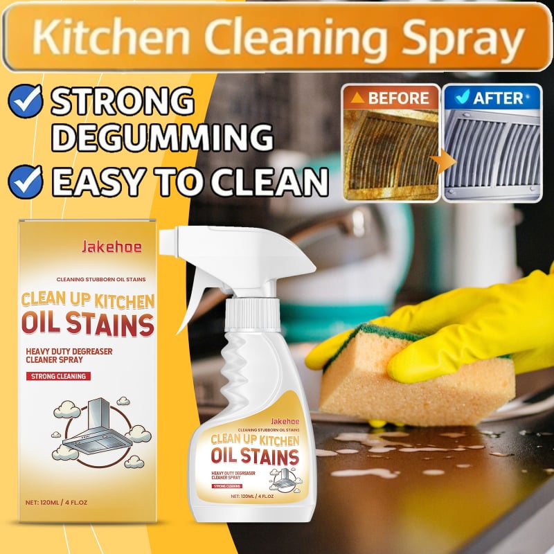 🔥Last Day 50% OFF - 🫧✨Heavy Oil Stain Cleaner Spray