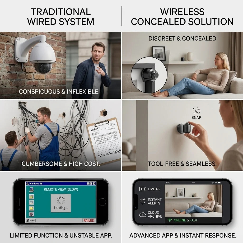 🎥 Covert Surveillance Gadget — Hotels, Bathrooms, Cars, Homes, Subways — Miniature Wireless Mini Camera