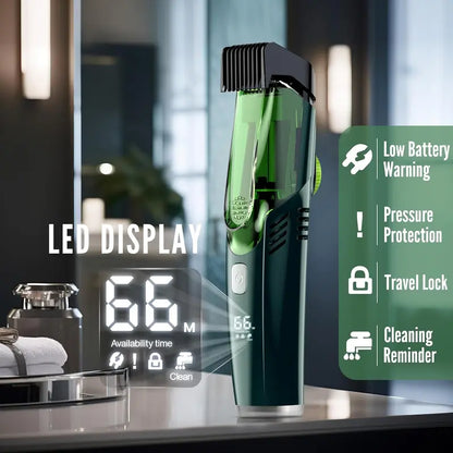 🔥Get yours 50% off today!🔥-Vacuum Beard Trimmer for Men - No-Mess Beard Trimmer That Keeps Your Sink Clean