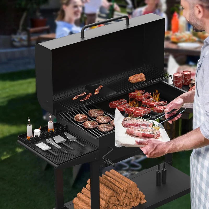 🔥Last Day 49% OFF -🍖Silicone BBQ Side Shelf Mat — Keep Tools Clean & Close