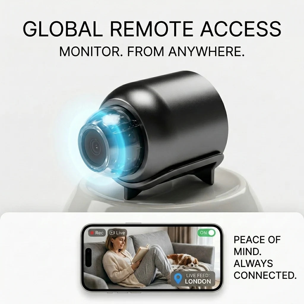 🎥 Covert Surveillance Gadget — Hotels, Bathrooms, Cars, Homes, Subways — Miniature Wireless Mini Camera