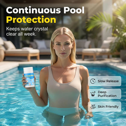 🔥HOT SALE 49% OFF🏊‍♂️Pool Cleaning Tablets for Crystal Clear Water 💦