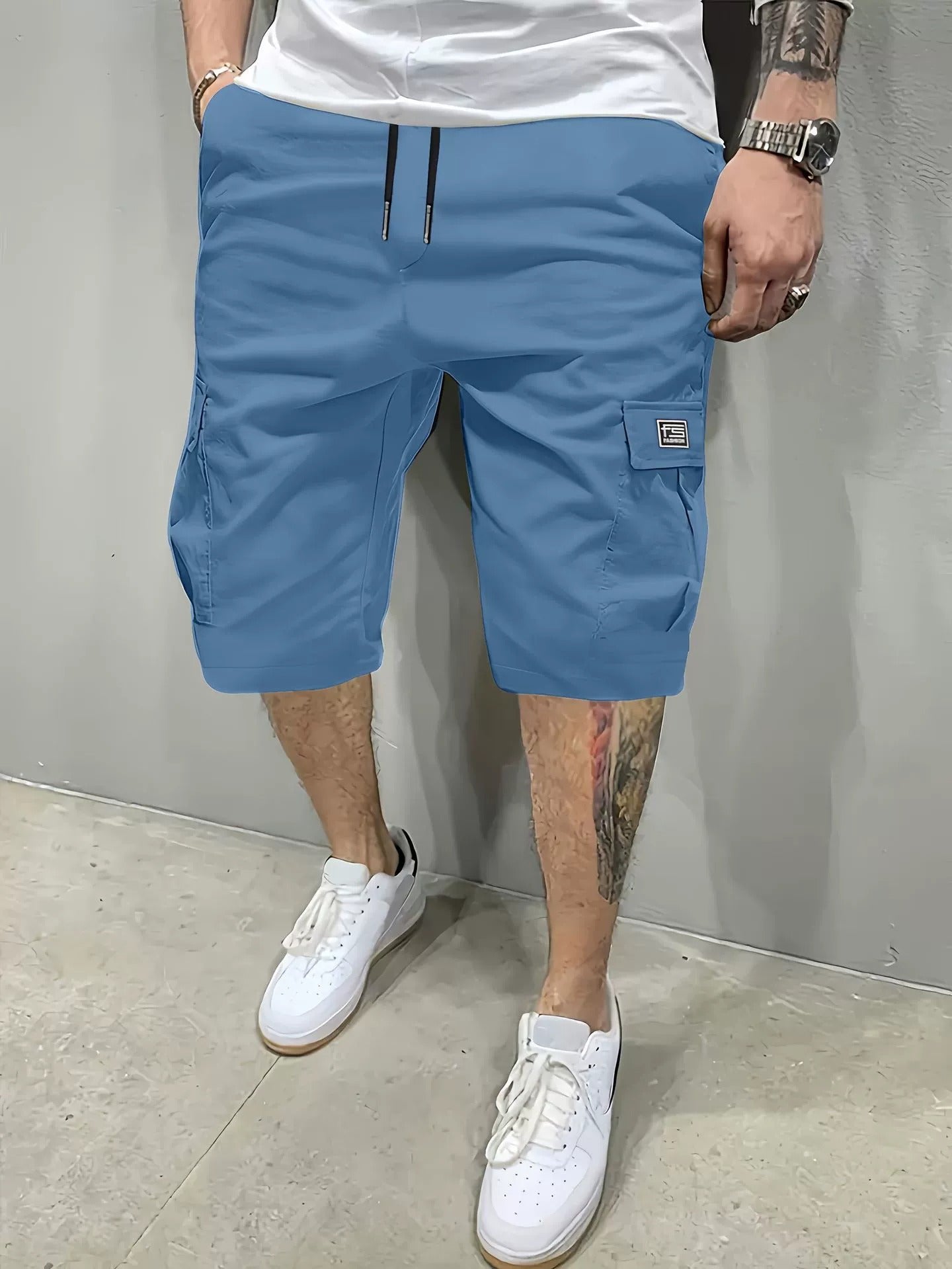 🔥LAST DAY-49% OFF💥Men's 3-Piece Fitted Matching Shorts Set