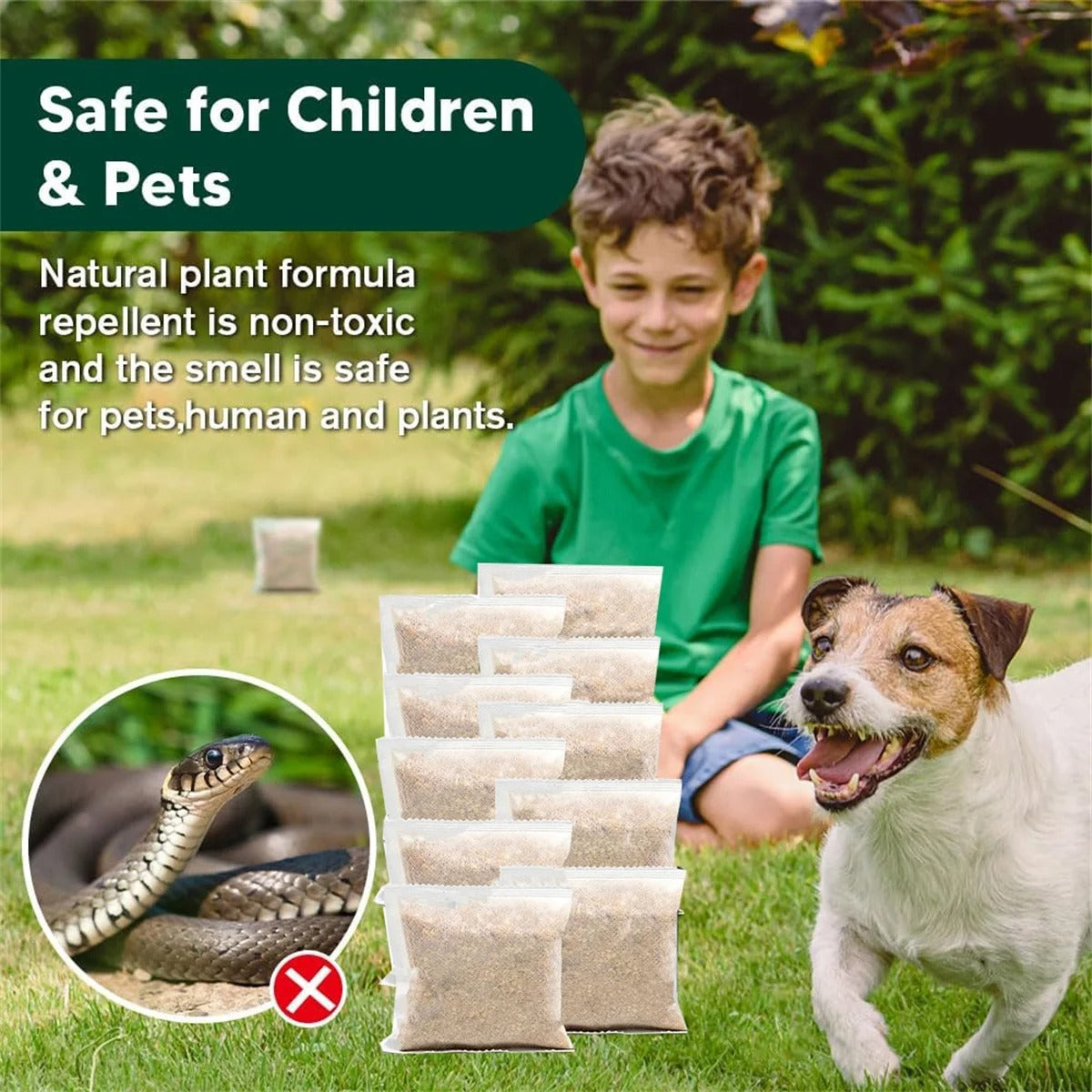 🔥Hot sale 49% off 🔥Snakes & Lizards Repellent Pouches