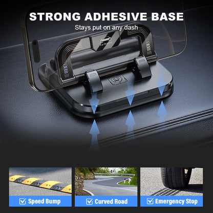 📱 50% OFF NOW! ✨ 360° rotatable, foldable mobile phone holder – universally compatible with a non-slip base for desks, cars and travel 🚗💻