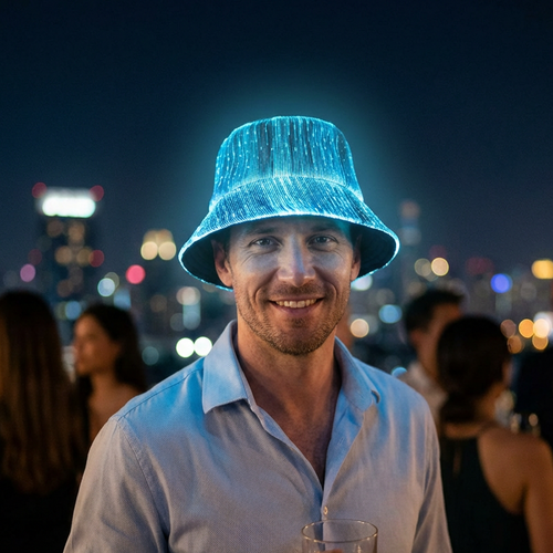 💥New for 2026💥🌟Light-Up Fiber Optic Bucket Hat🌟🔥-60% Discount🔥