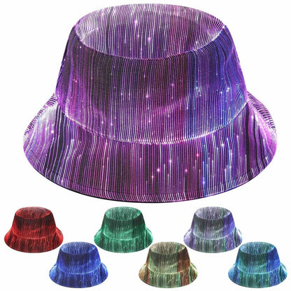 💥New for 2026💥🌟Light-Up Fiber Optic Bucket Hat🌟🔥-60% Discount🔥