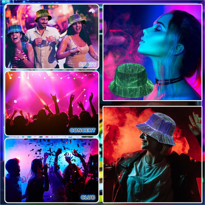 💥New for 2026💥🌟Light-Up Fiber Optic Bucket Hat🌟🔥-60% Discount🔥