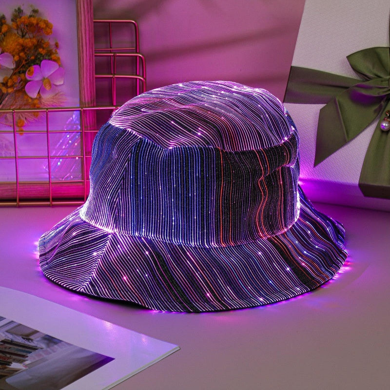 💥New for 2026💥🌟Light-Up Fiber Optic Bucket Hat🌟🔥-60% Discount🔥