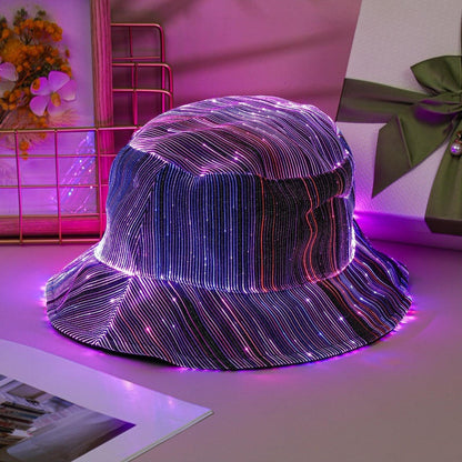 💥New for 2026💥🌟Light-Up Fiber Optic Bucket Hat🌟🔥-60% Discount🔥