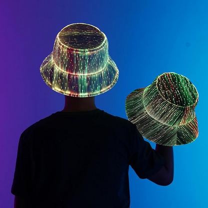 💥New for 2026💥🌟Light-Up Fiber Optic Bucket Hat🌟🔥-60% Discount🔥
