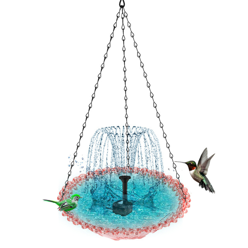 🔥Hot Sale 50% OFF🔥 ✨Hanging outdoor fountain with bird bath and feeding station⛲🐦