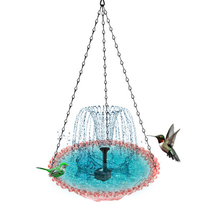 🔥Hot Sale 50% OFF🔥 ✨Hanging outdoor fountain with bird bath and feeding station⛲🐦