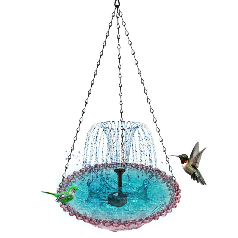 🔥Hot Sale 50% OFF🔥 ✨Hanging outdoor fountain with bird bath and feeding station⛲🐦